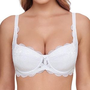 Susa 8033 Dirndl Bra BH Wiesn-Zauber 8033 With Underwired Push Up White 32D 70D